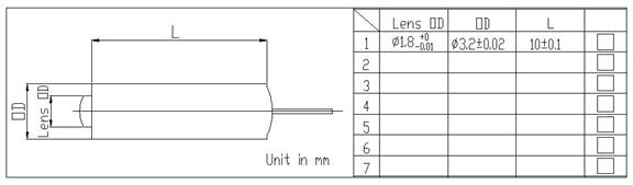 高功率准直器-1030nm/1064nm/1310nm/1480nm/1550nm